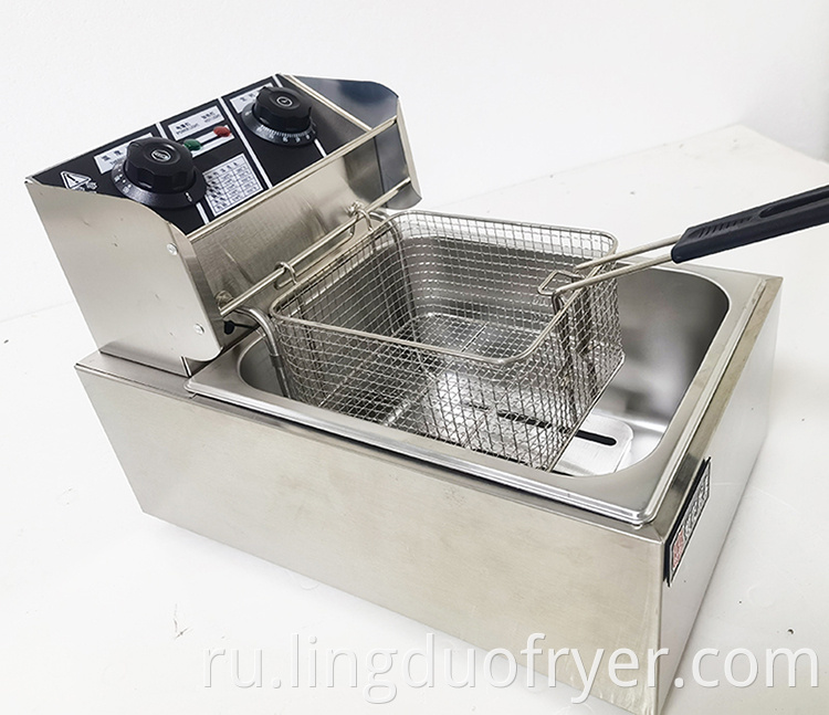 Electric Fryer With Timer-Left 4